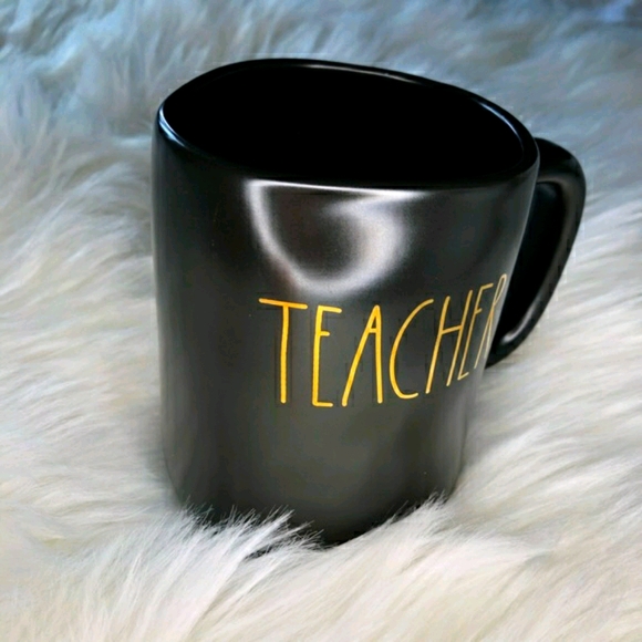 Golden "Teacher" Rae Dunn Mug - Picture 2 of 2